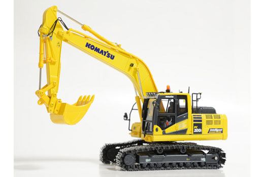 KOMATSU PC200i-10 インテリジェントマシンコントロール - YouTube