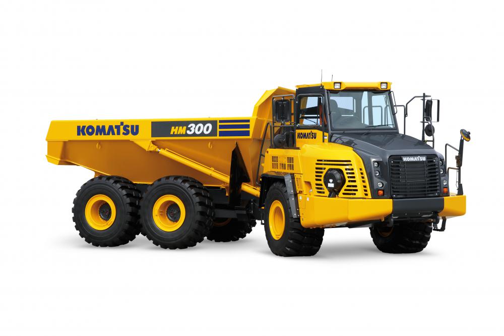コマツ アーティキュレーテッドダンプトラック 346ピース 自動車