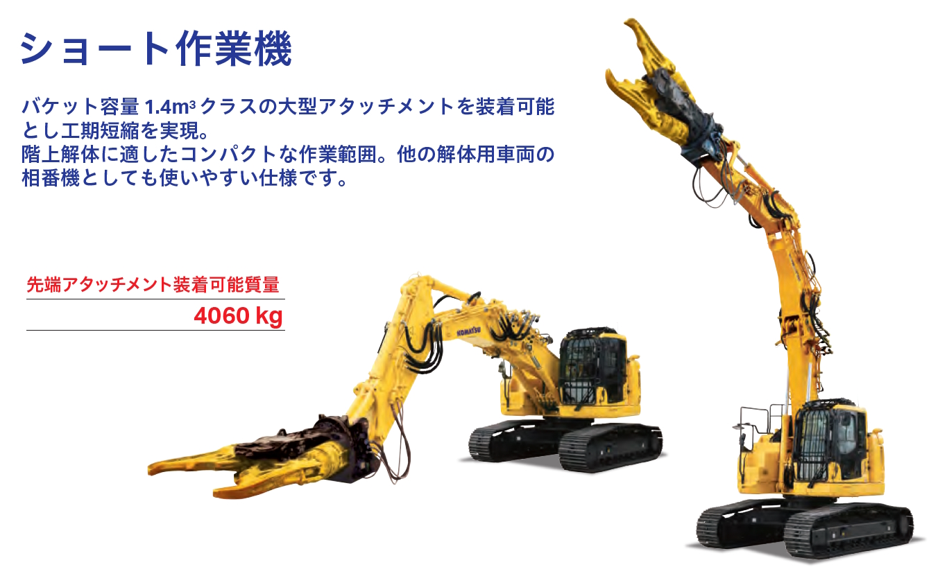 PC228USLC-11マルチ解体仕様｜商品情報｜コマツ