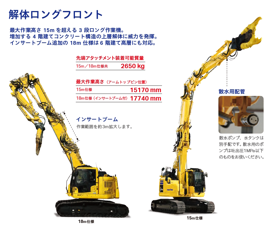 PC228USLC-11マルチ解体仕様｜商品情報｜コマツカスタマーサポート株式会社