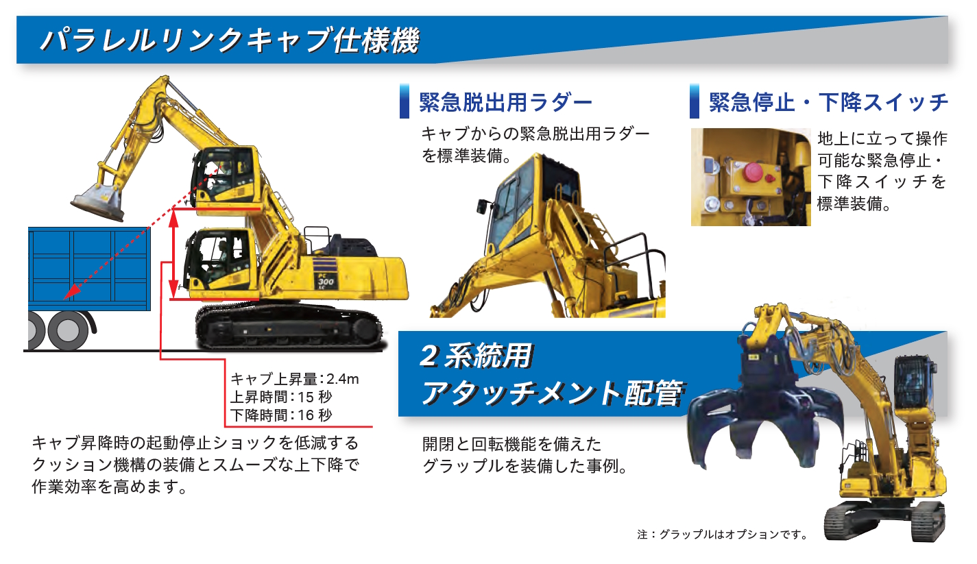PC300LC-11 マグネット仕様機｜商品情報｜コマツ