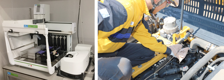 エンジンオイル・作動油オイルクリニックを実施