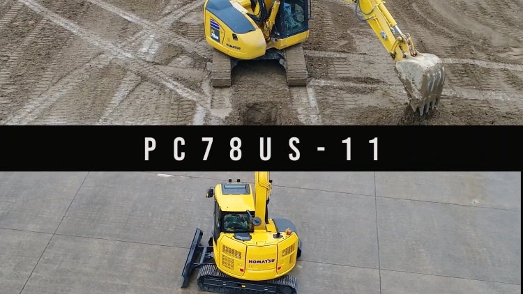 PC78US-11 後方超小旋回型｜商品情報｜コマツカスタマーサポート株式会社